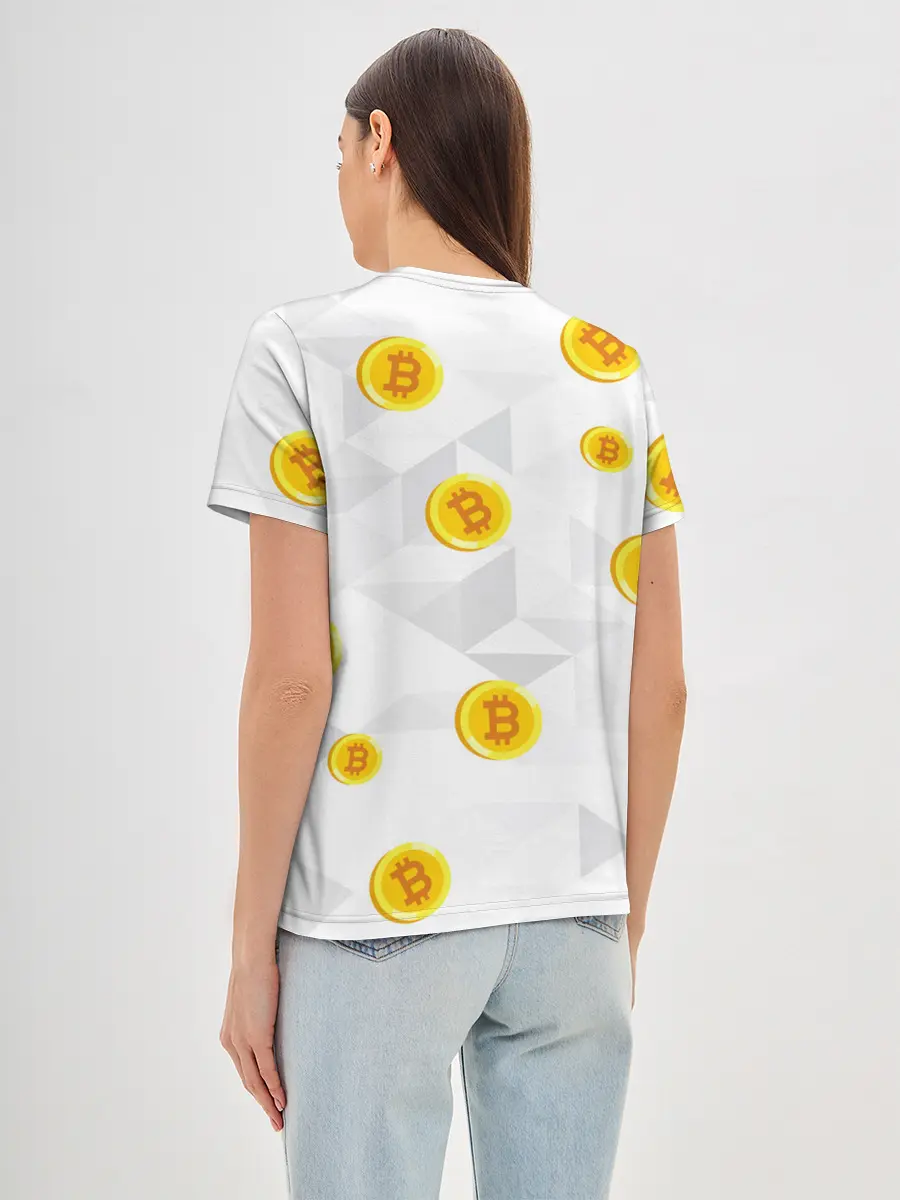 Женская базовая футболка / БИТКОИН | BITCOIN