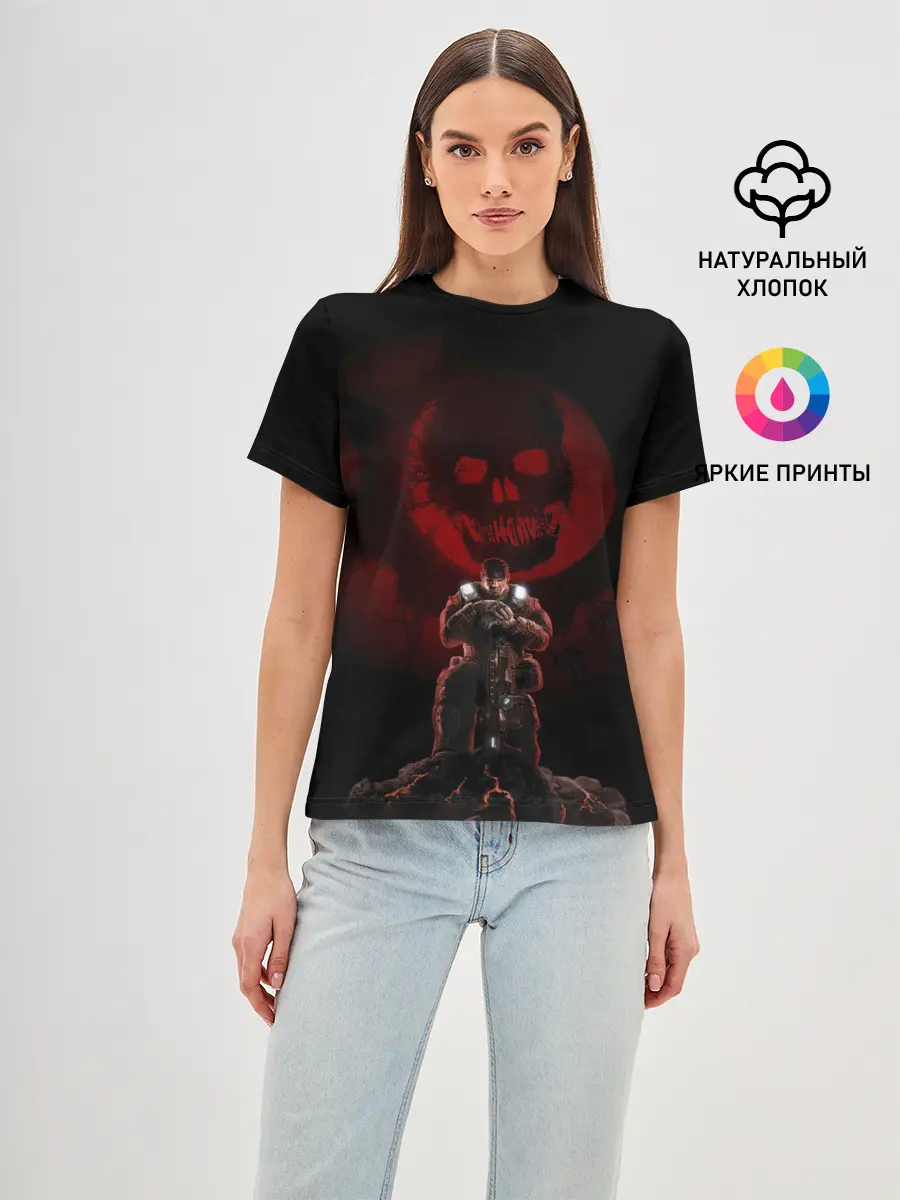 Женская базовая футболка / Феникс