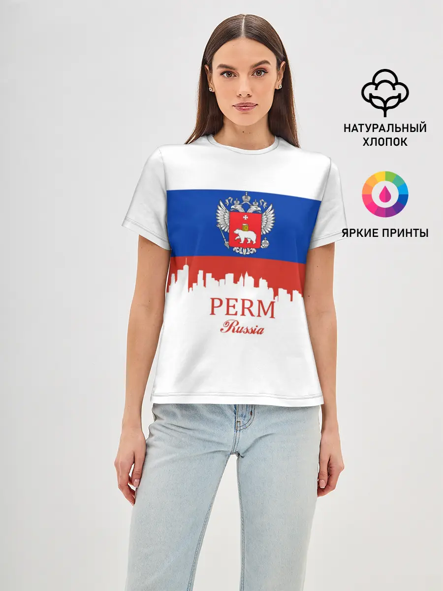 Женская базовая футболка / Perm
