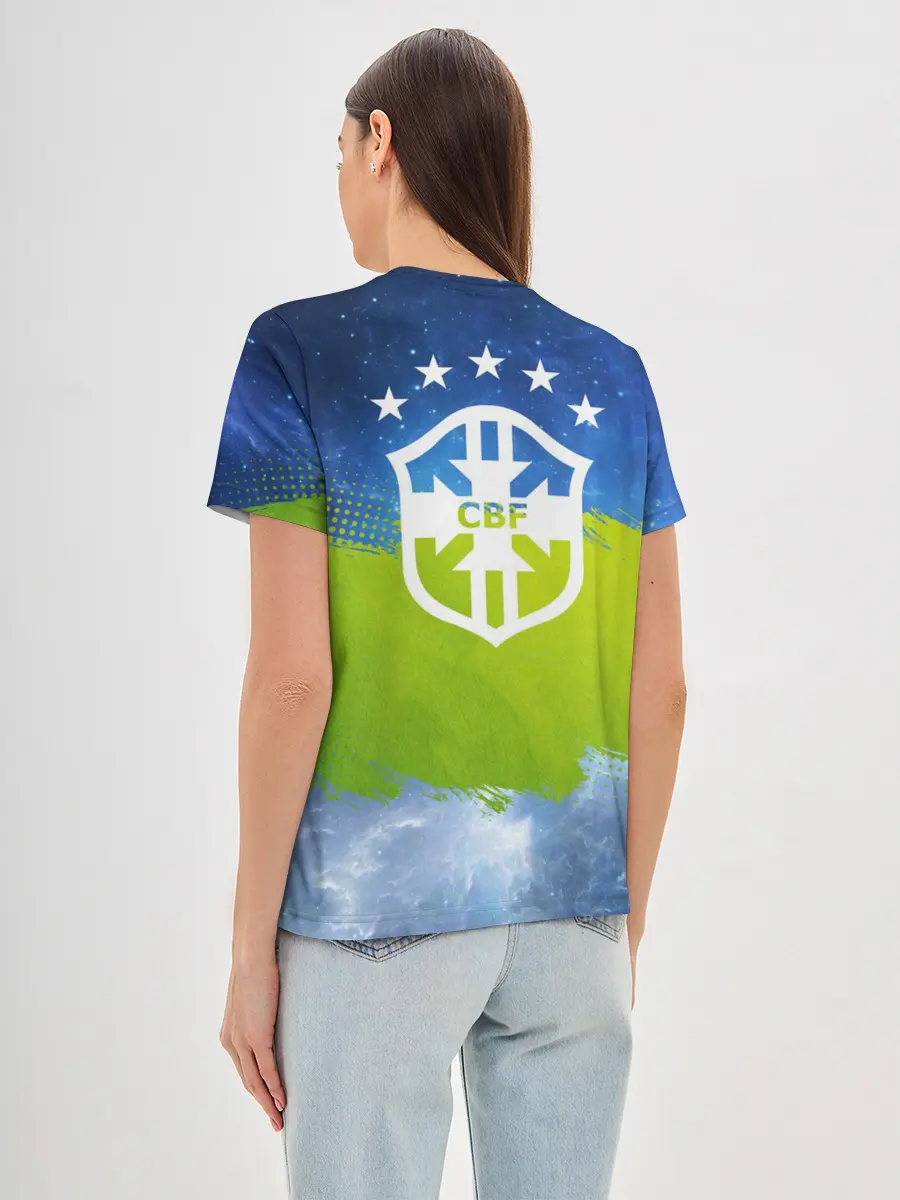 Женская базовая футболка / Роберто Карлос | Бразилия