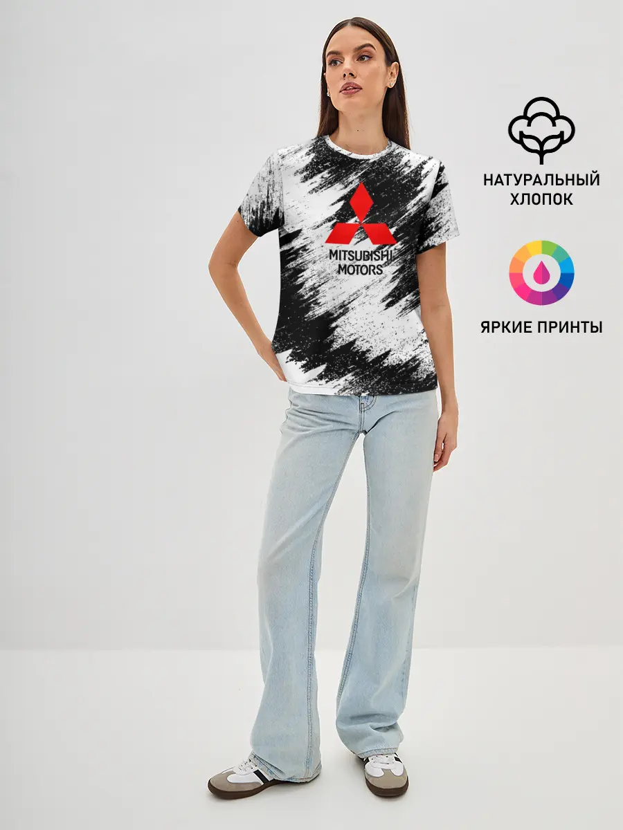 Женская базовая футболка / Mitsubishi