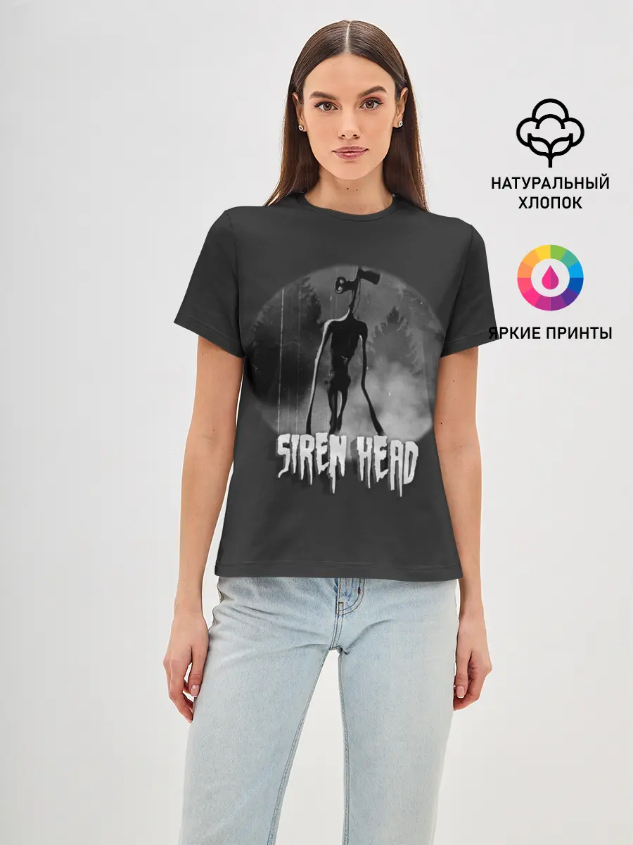 Женская базовая футболка / Сиреноголовый