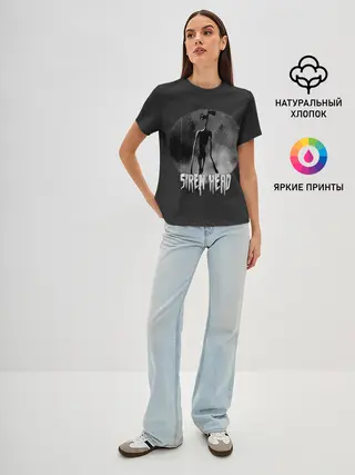 Женская базовая футболка / Сиреноголовый