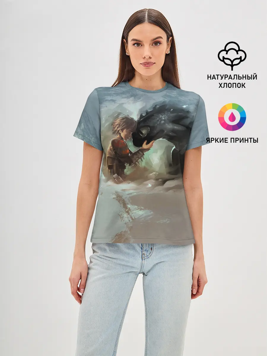 Женская базовая футболка / Верные друзья