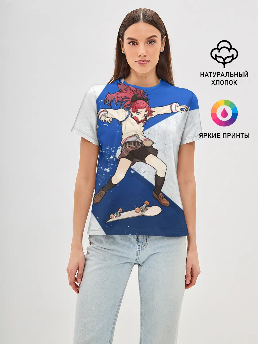 Женская базовая футболка / Meow team