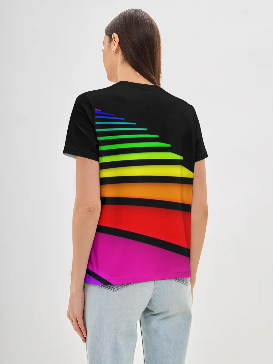 Женская базовая футболка / Лестница