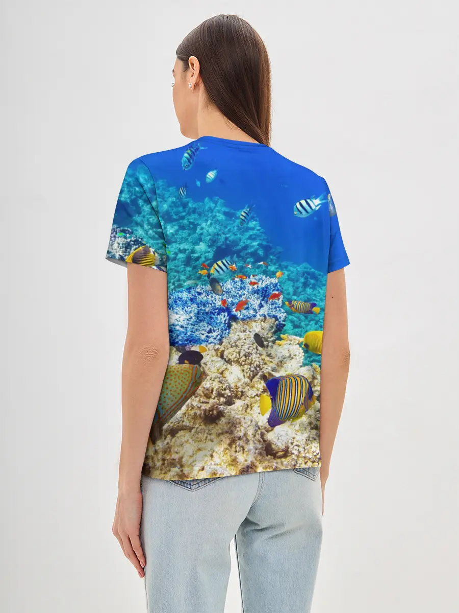 Женская базовая футболка / Морской мир