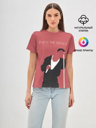 Женская базовая футболка / Ганн на концерте