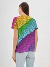Женская базовая футболка / Яркая мозаика