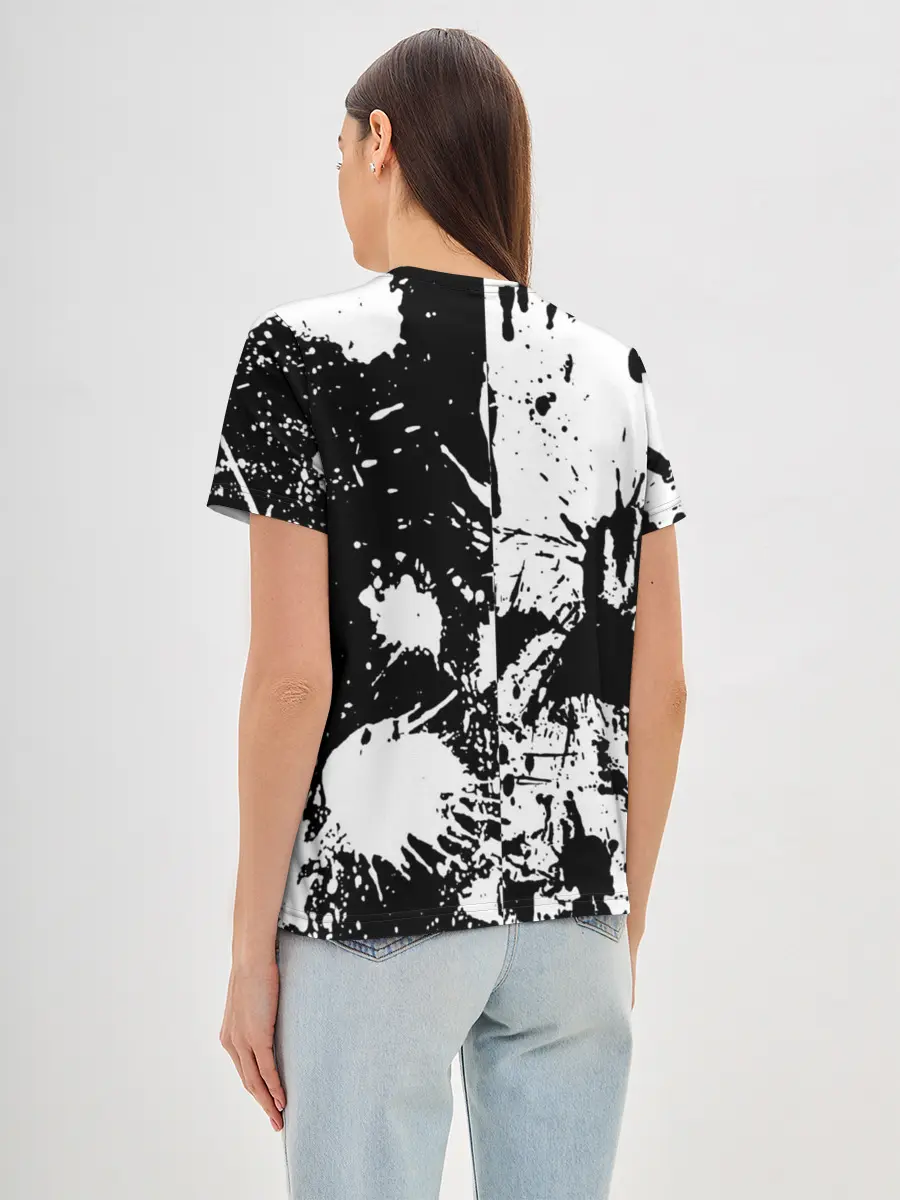 Женская базовая футболка / КРАСКА И НИЧЕГО ЛИШНЕГО!