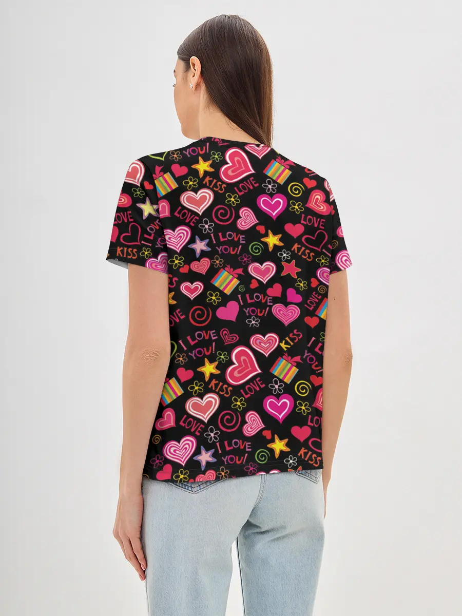 Женская базовая футболка / BTS: пейринг ВиГуки