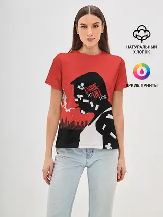 Женская базовая футболка / Город грехов