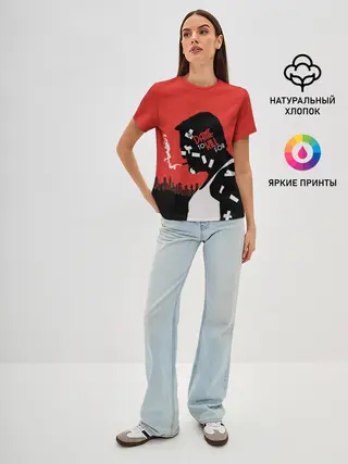 Женская базовая футболка / Город грехов