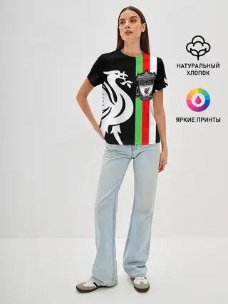 Женская базовая футболка / Liverpool