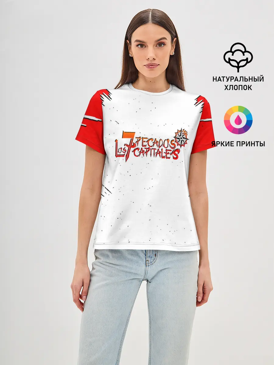 Женская базовая футболка / Nanatsu no Taizai lines