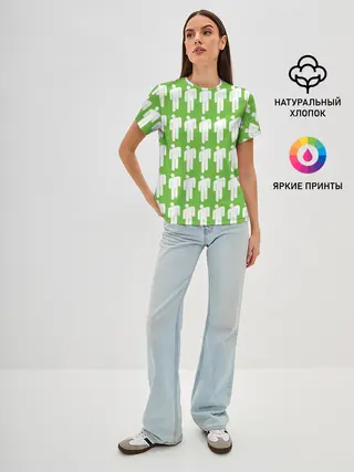 Женская базовая футболка / Billie Eilish