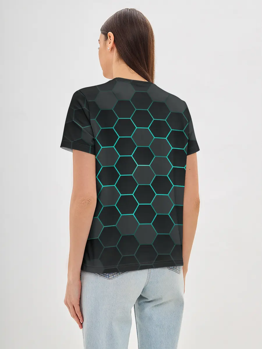 Женская базовая футболка / Big Octagon