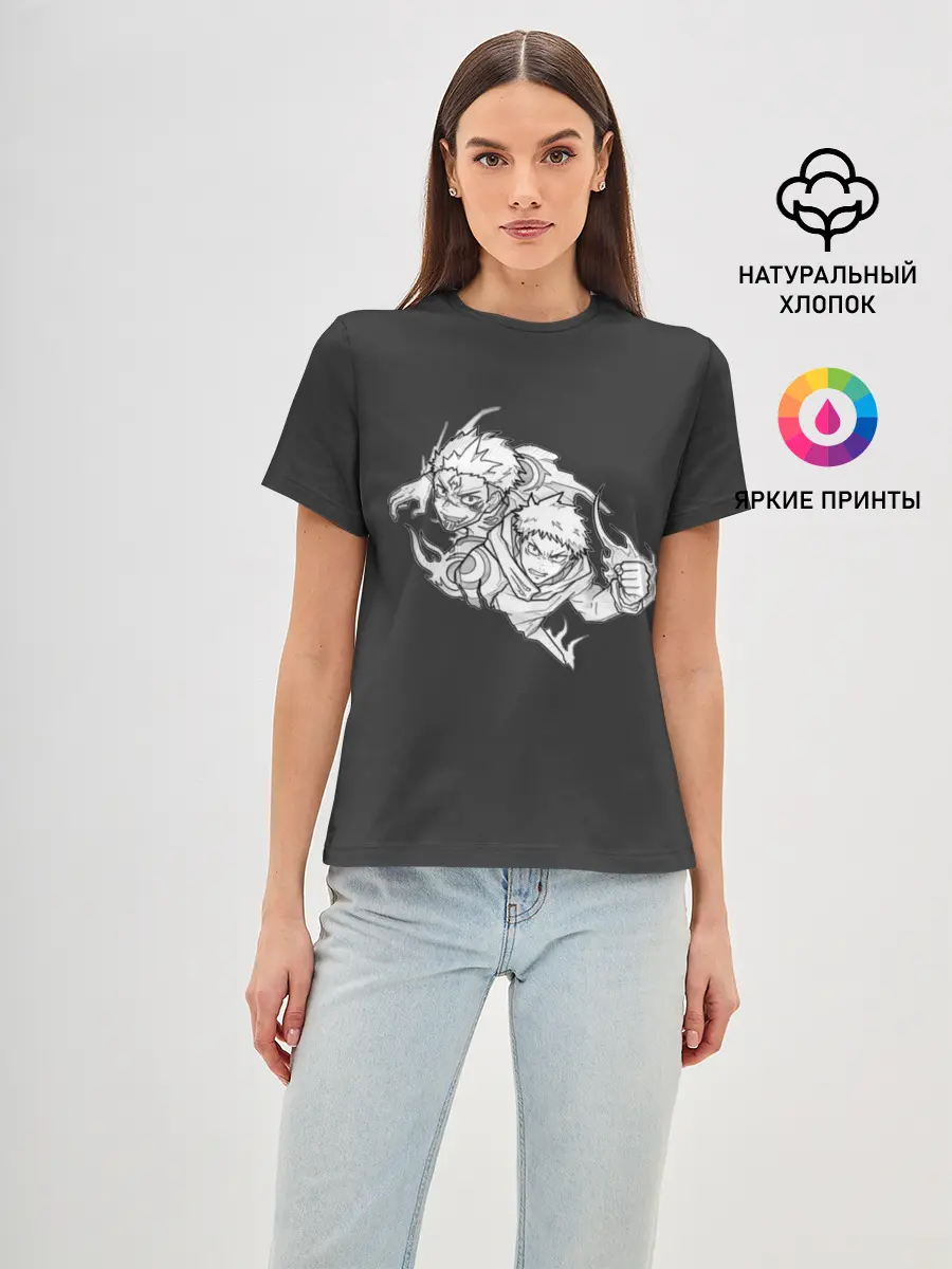 Женская базовая футболка / Сукуна/Итадори