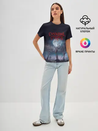 Женская базовая футболка / Cannibal Corpse | Труп Каннибала