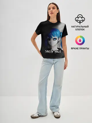 Женская базовая футболка / Sally face