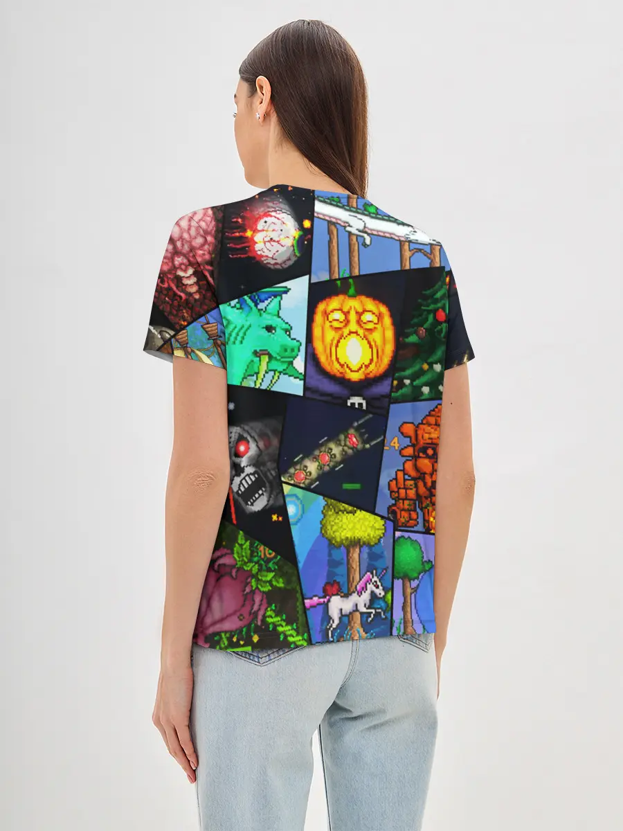 Женская базовая футболка / Terraria allpic