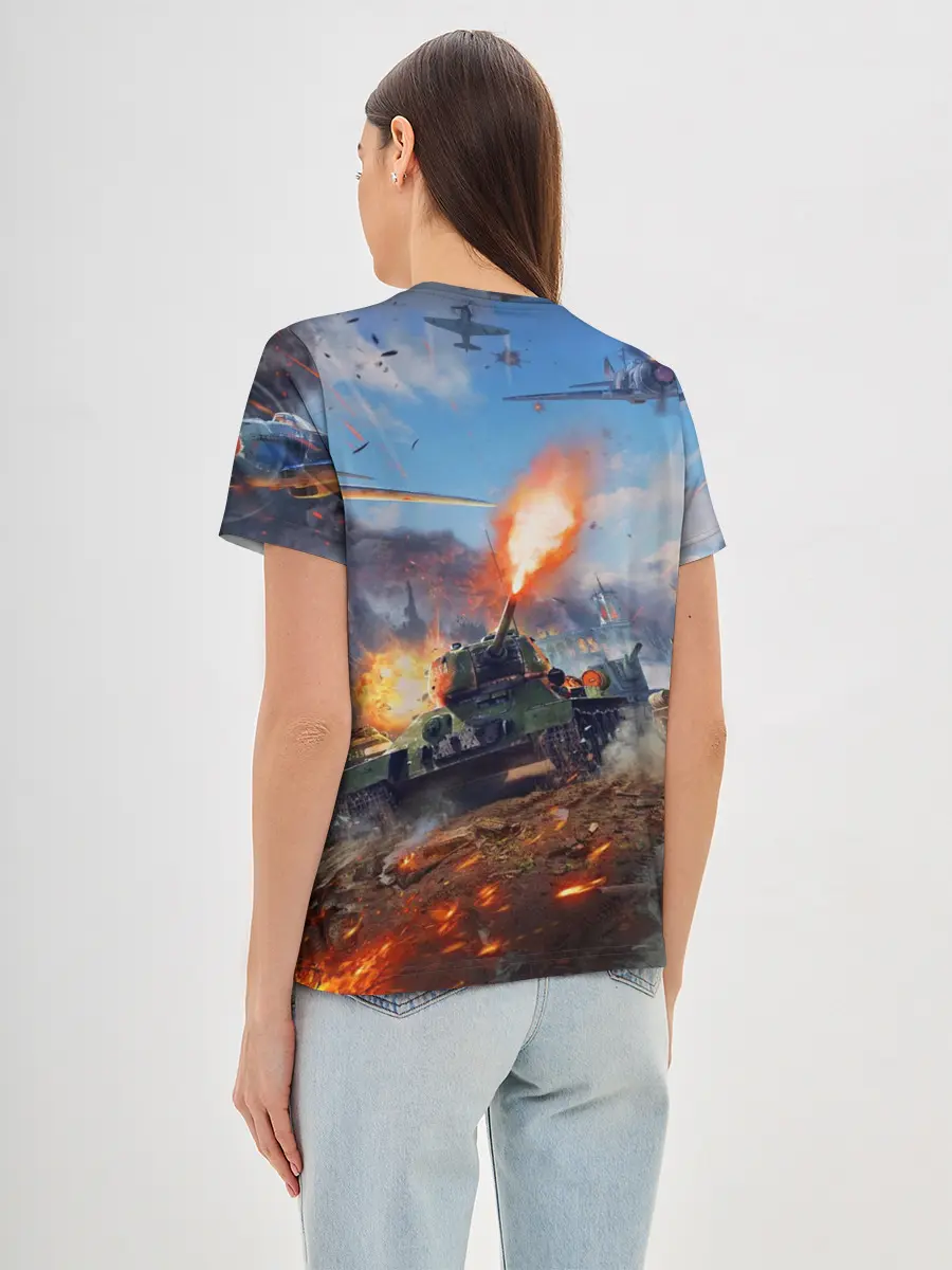 Женская базовая футболка / WAR THUNDER / ВАР ТАНДЕР