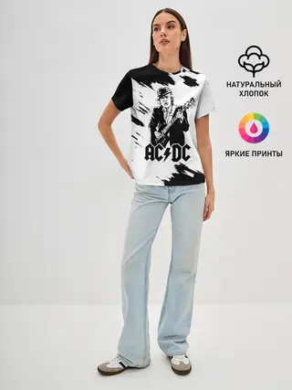 Женская базовая футболка / AC/DC