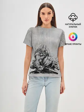 Женская базовая футболка / Batman: Arkham Knight