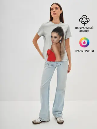 Женская базовая футболка / Ariana Grande