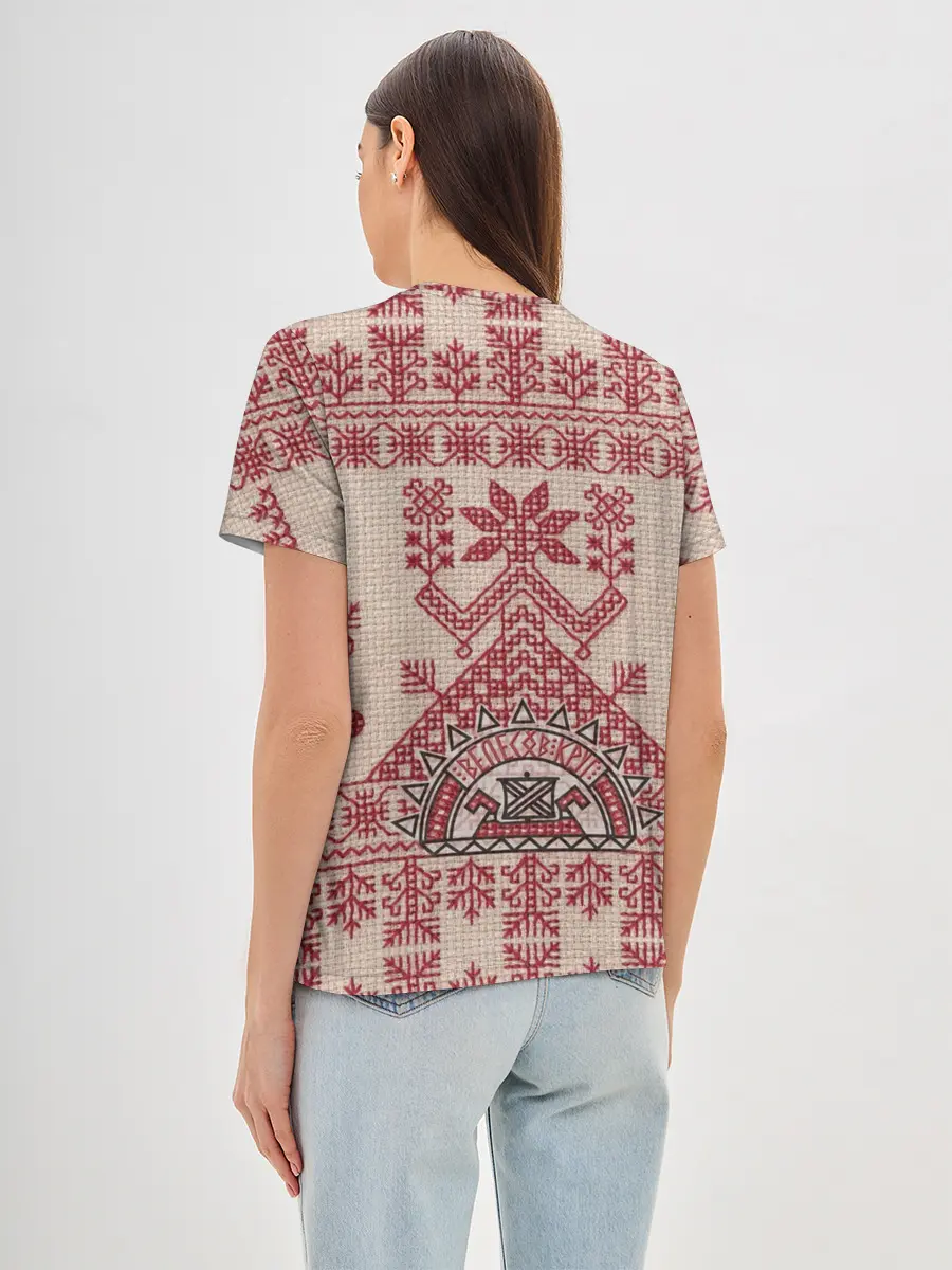 Женская базовая футболка / Макошь Богиня Судьбы