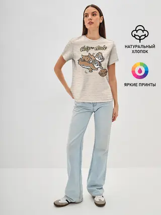 Женская базовая футболка / Chip n Dale