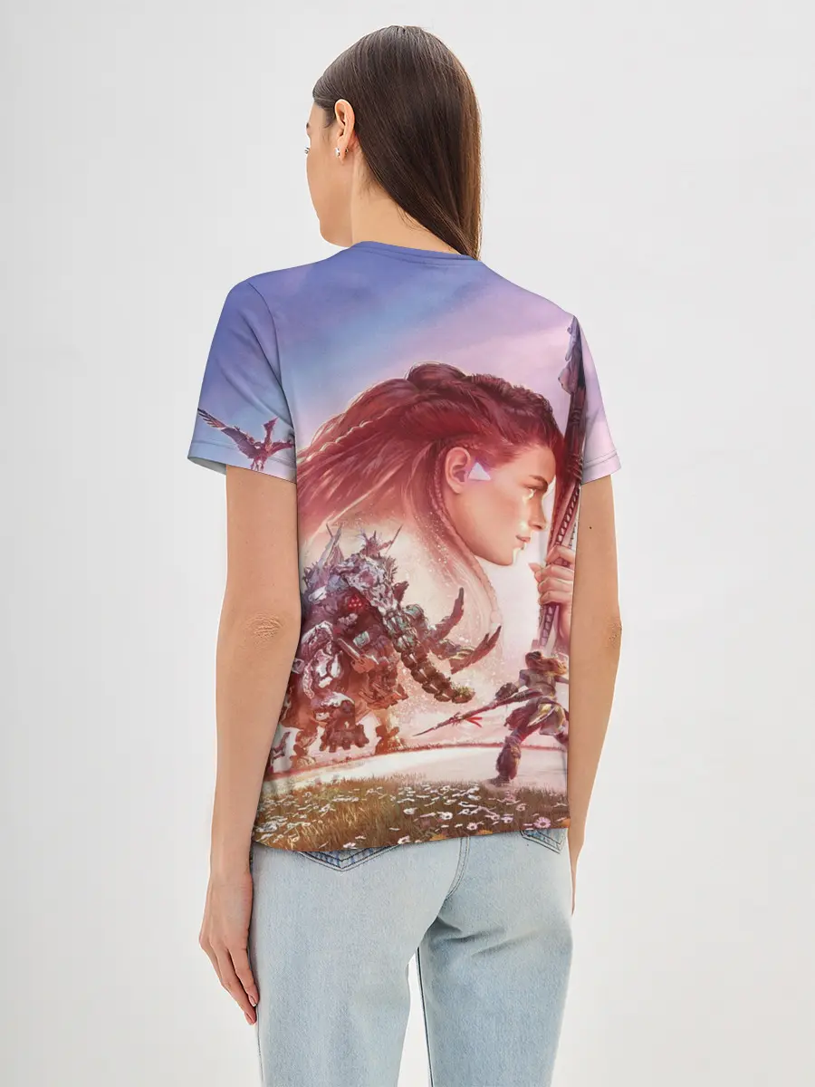 Женская базовая футболка / Элой Horizon Forbidden West DE