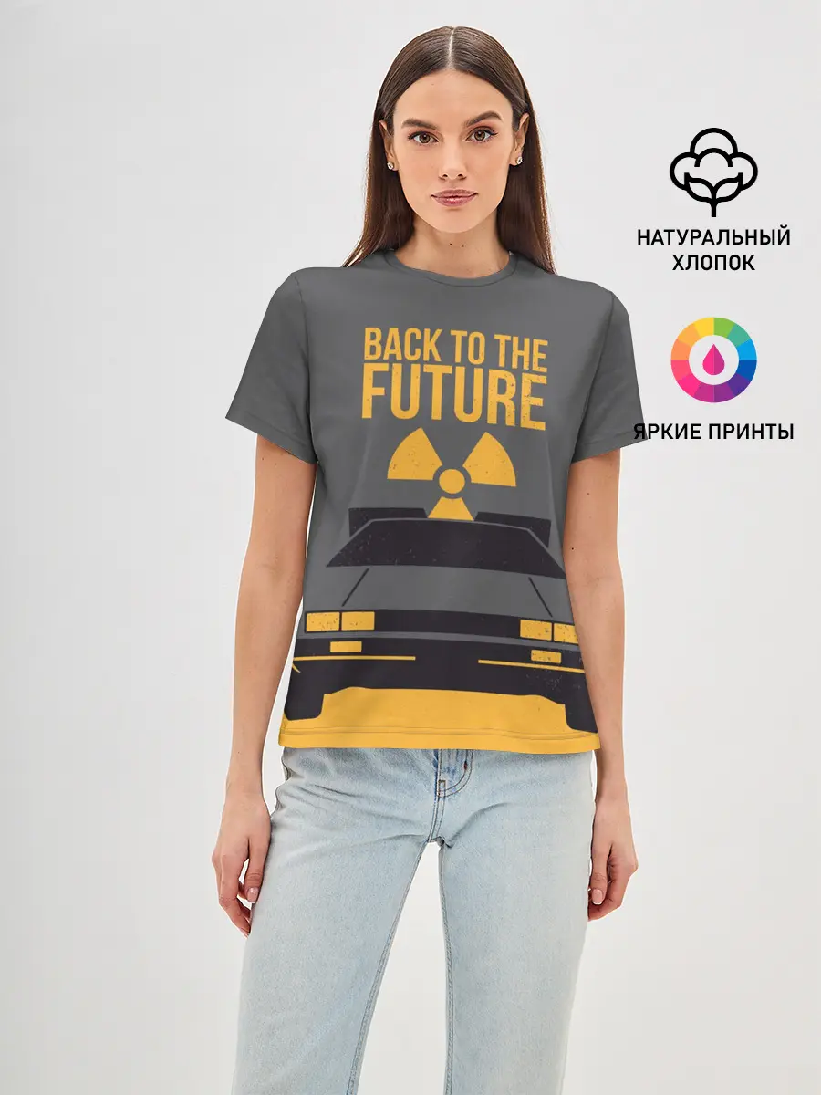Женская базовая футболка / Back to the Future