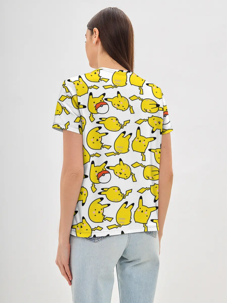 Женская базовая футболка / Пикачу