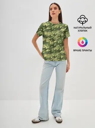 Женская базовая футболка / Акулы