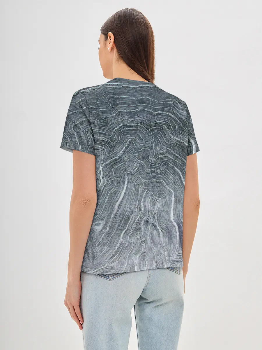 Женская базовая футболка / Negative Waves