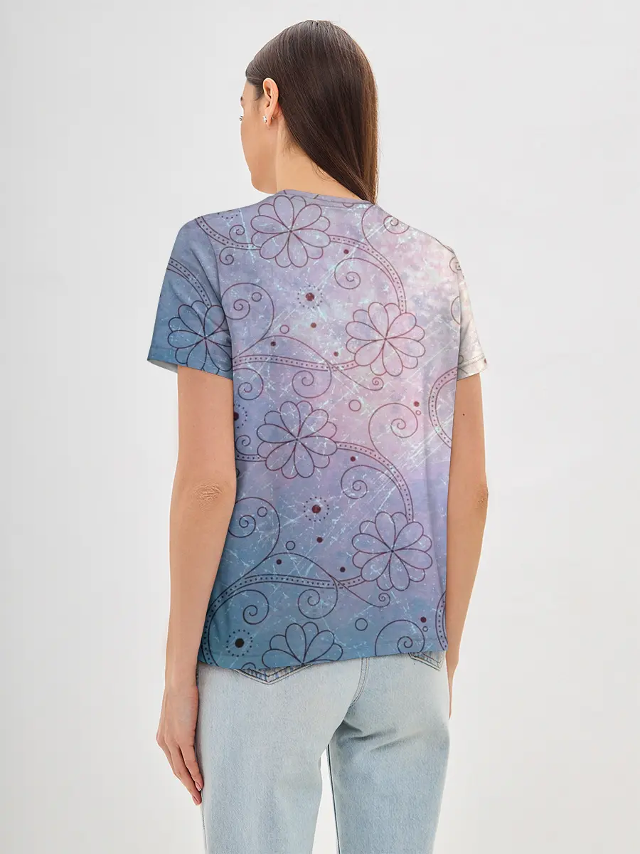 Женская базовая футболка / Нежные цвета