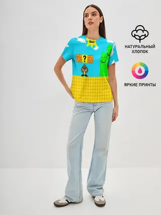 Женская базовая футболка / MARIO