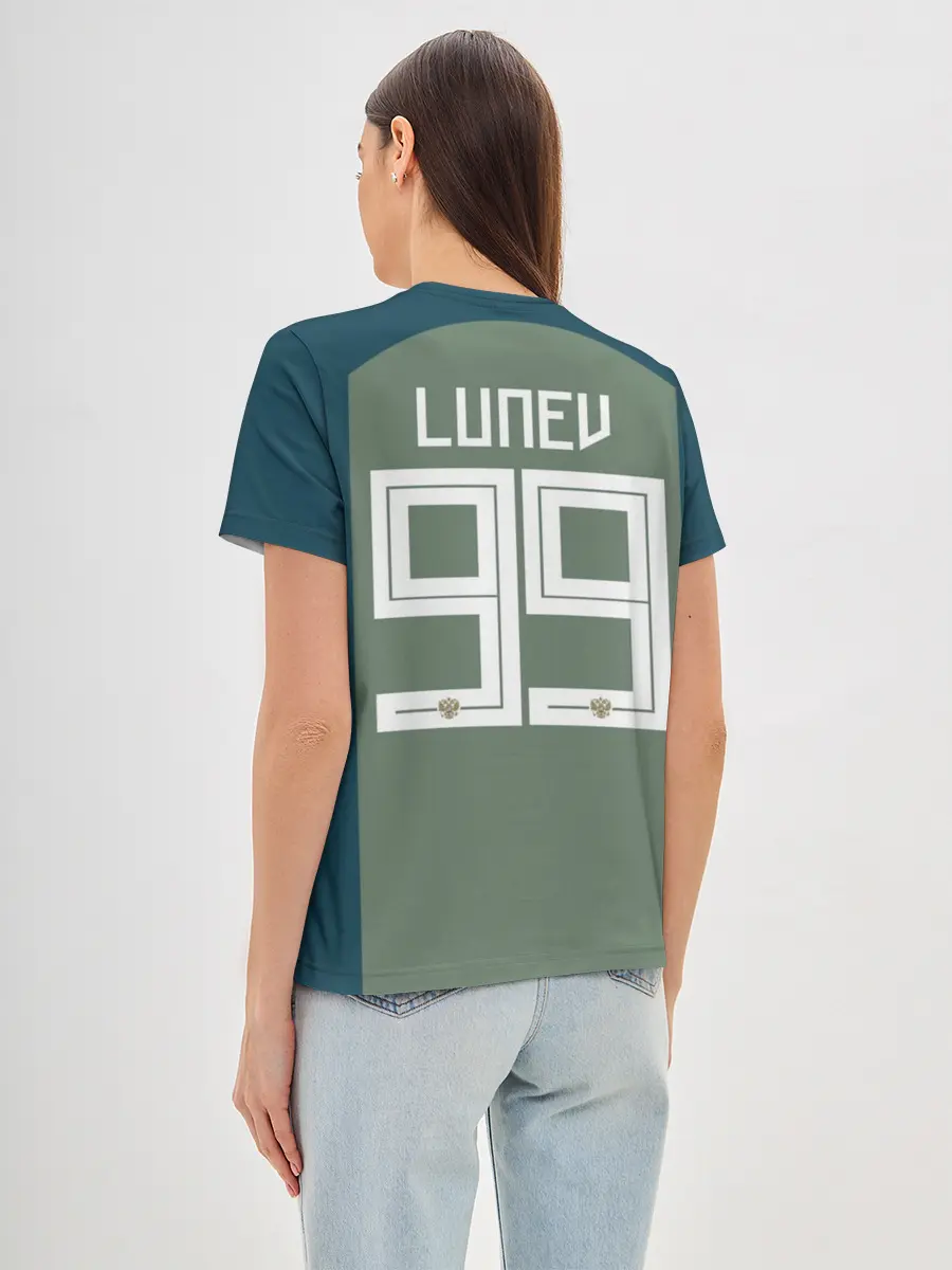 Женская базовая футболка / Лунёв ЧМ 2018