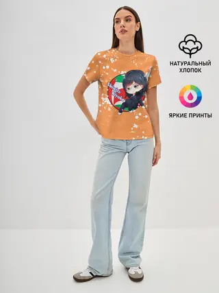 Женская базовая футболка / Shimizu Kiyoko | Haikyu | Волейбол