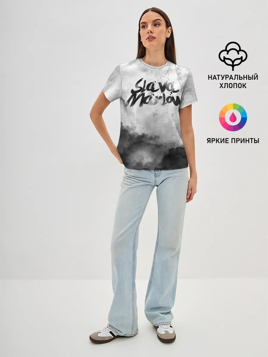 Женская базовая футболка / SLAVA MARLOW