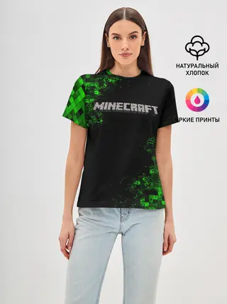 Женская базовая футболка / MINECRAFT