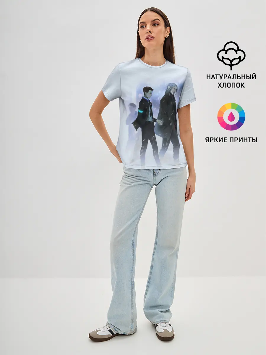 Женская базовая футболка / HANK & CONNOR