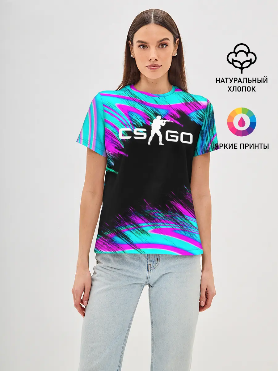 Женская базовая футболка / CS GO