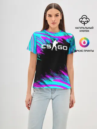 Женская базовая футболка / CS GO