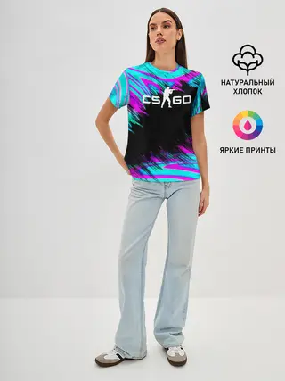 Женская базовая футболка / CS GO