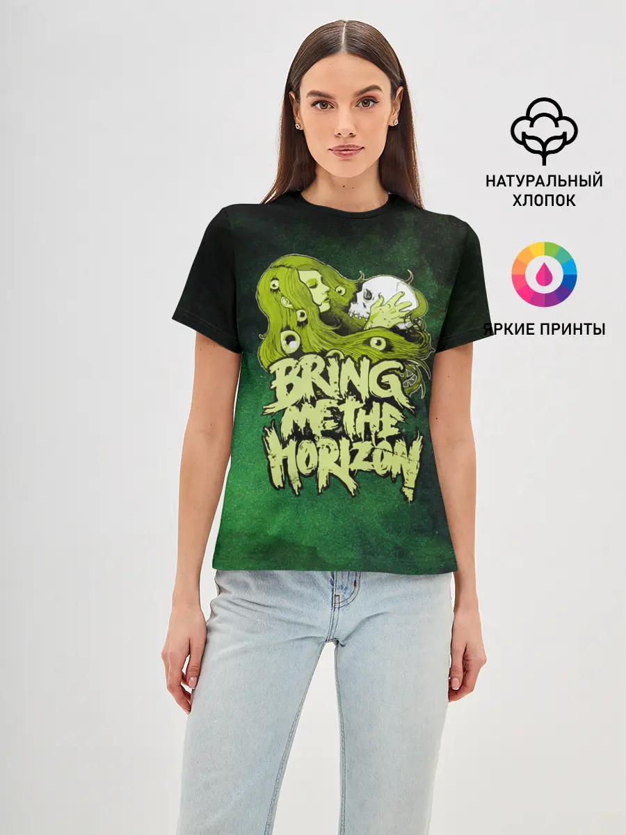 Женская базовая футболка / Bring me the Horizon
