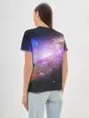 Женская базовая футболка / Космическая спираль