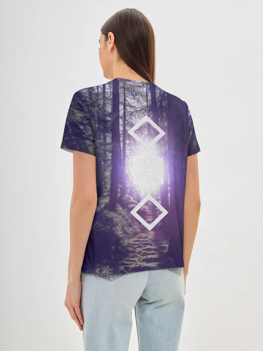 Женская базовая футболка / ИСТОЧНИК СВЕТА