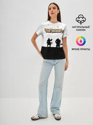 Женская базовая футболка / Team Fortress 2